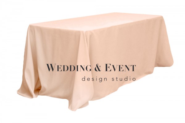 Tischdecke 225 x 390cm, blush
