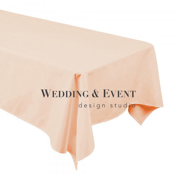 Tischdecke 130 x 220cm, blush