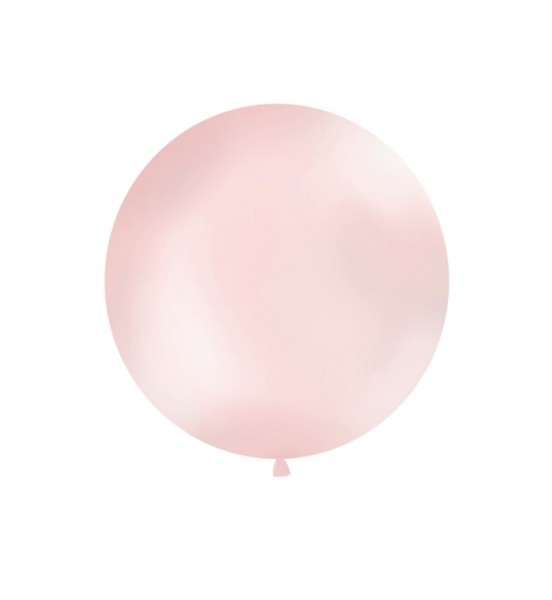 XXL-Luftballon hellrosa-perlmutt, Durchm. 1m (VERKAUF)