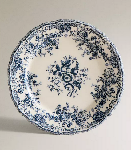 Steingut-Teller "CONSTANCE BLAU 27cm"