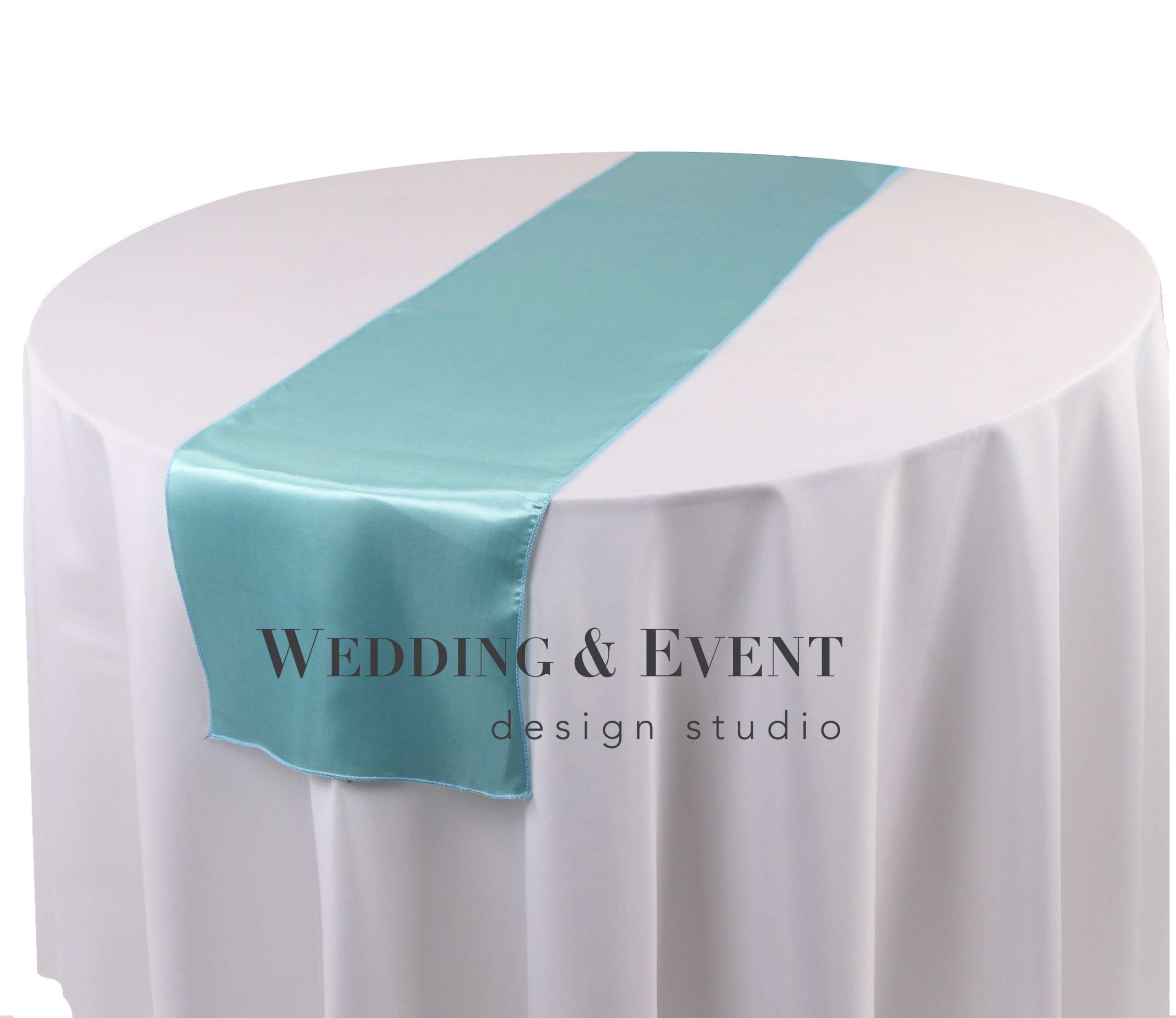Tischläufer, tiffany-blau | Tischläufer | weds4rent - Das Online-Mietportal  von Wedding & Event Design Studio | Tischläufer