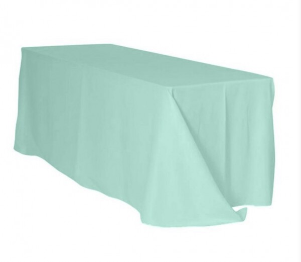 Tischdecke 225 x 390cm, tiffany-blau