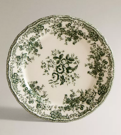 Steingut-Teller "CONSTANCE OLIVEGRÜN 21cm"