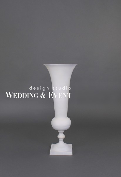 Alu-Vase "TULIP WEISS"