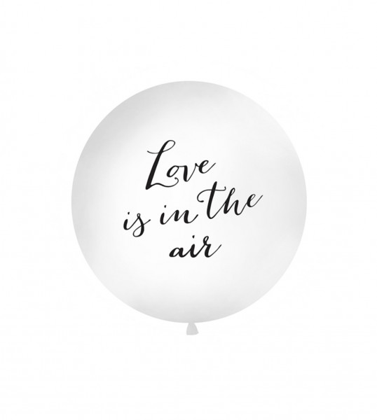 XXL-Luftballon "Love is in the air", Durchm. 1m (VERKAUF)