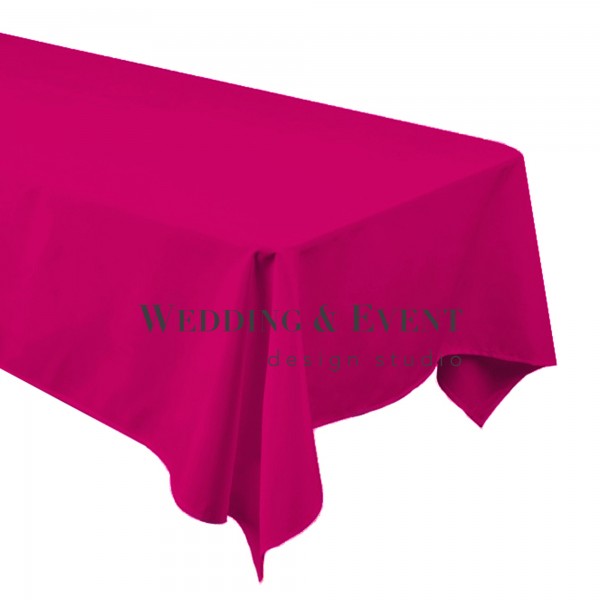 Tischdecke 130 x 220cm, fuchsia