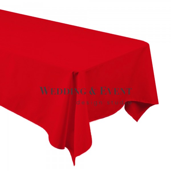 Tischdecke 130 x 220cm, rot