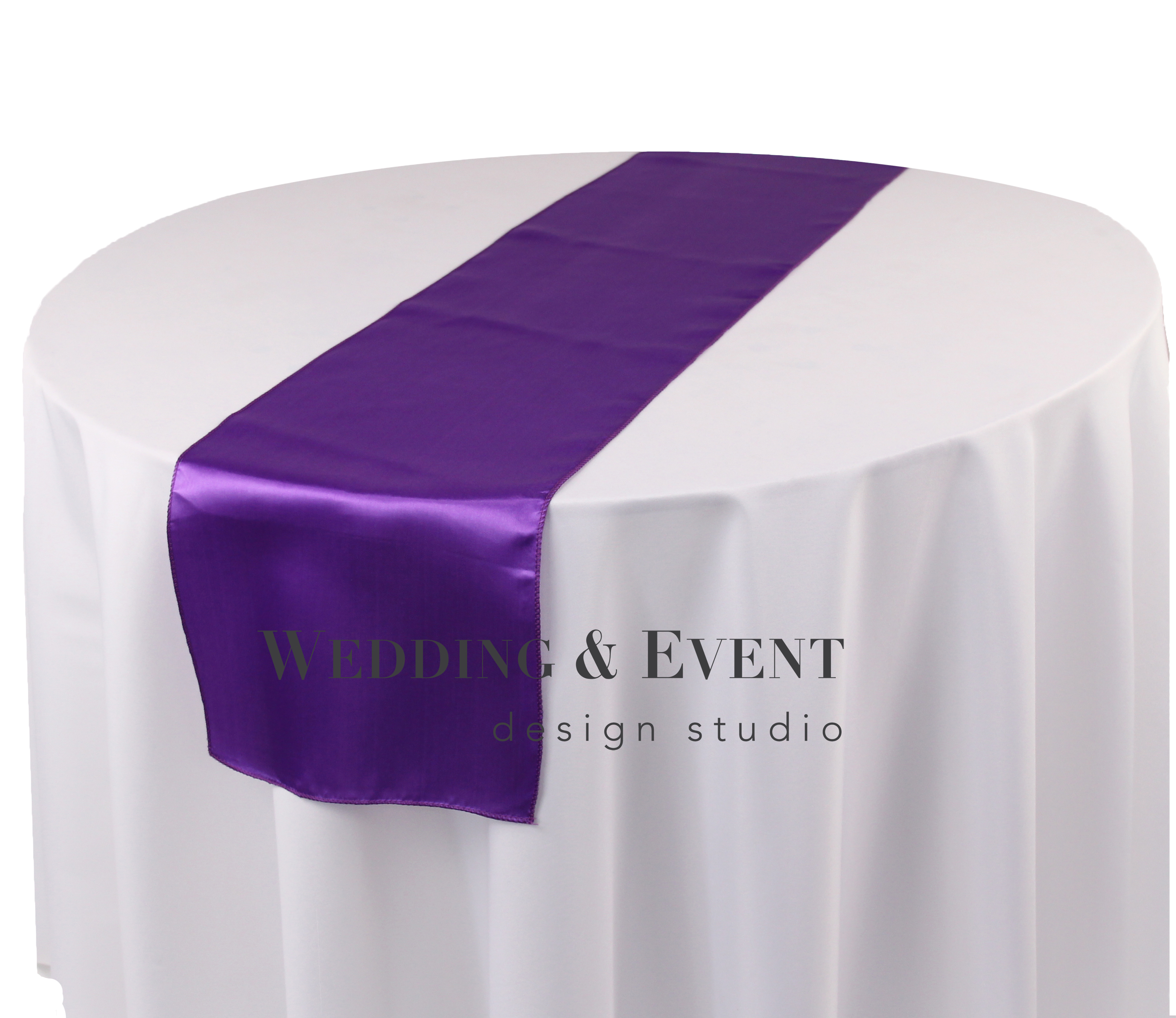 Von internationalen Prominenten bevorzugt Tischläufer, lila Das Studio & | Online-Mietportal Design weds4rent | von Event Wedding - Tischläufer