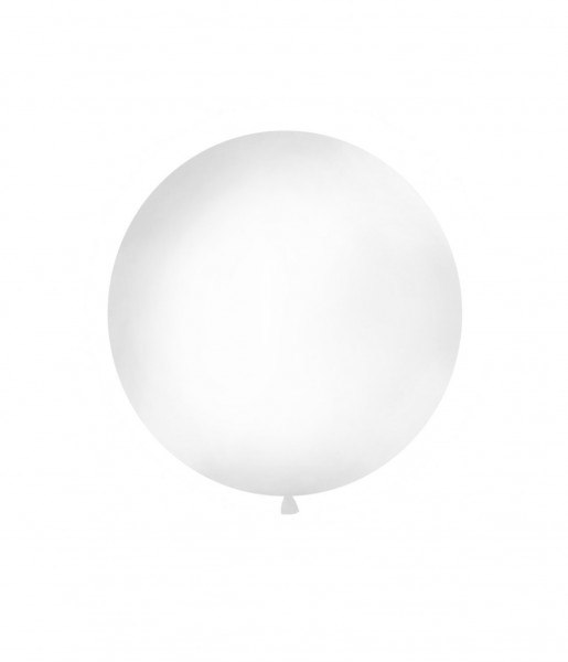 XXL-Luftballon weiss, Durchm. 1m (VERKAUF)