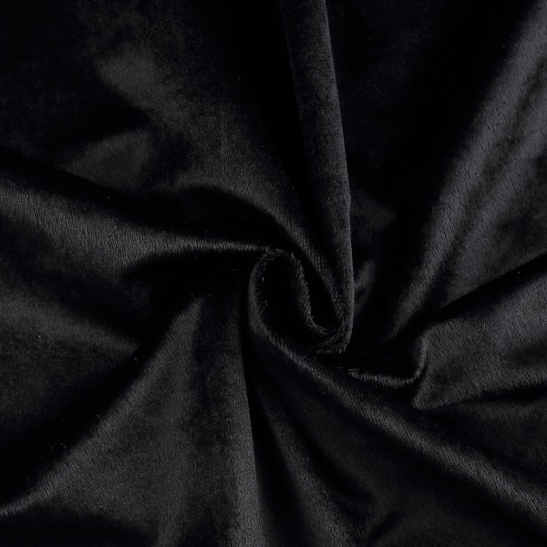 Samt-Serviette "VELVET BLACK", 50x50cm