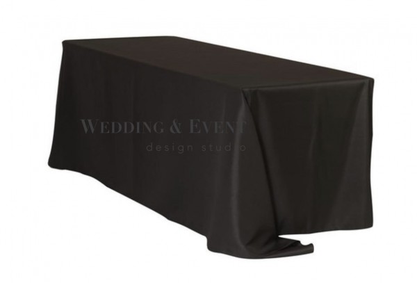 Tischdecke 225 x 390cm, schwarz
